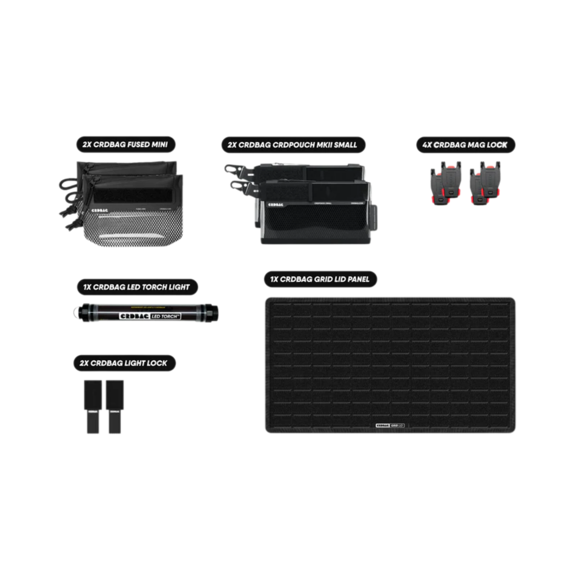 CRDBAG Grid Lid - Organizer sæt